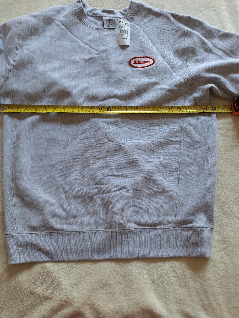 Alltimers Tankful Crewneck Sweatshirt - BNWT Gray Size L - Picture 3 of 7